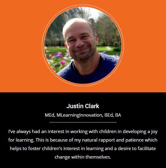 homeschool tutor justin clark brisbane